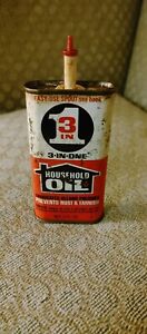New Listing3 in 1 Handy Oiler pre barcode 3 oz Can Household Car Vintage  Oil 3in1