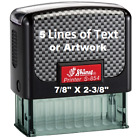 Shiny S-854 - Self-Inking Rubber Stamp - 5 Lines of Text - Size 7/8