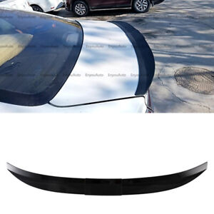 For Kia Stinger UNIVERSAL Adjustable Rear Spoiler Trunk Roof Tail Wing Black (For: 2022 Kia Rio)
