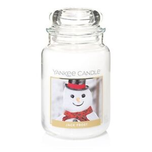 ☆☆JACK FROST☆☆LARGE YANKEE CANDLE JAR☆☆ CHRISTMAS & HOLIDAYS SCENT