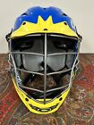 Clean Boys Cascade Blue & Yellow Lacrosse Helmet SZ XS Professional Grade GD CND