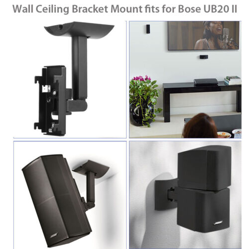 Wall Ceiling Bracket Clamping Mount for Bose UB20 Series 2 II Speaker Surround