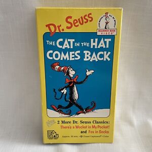 The Cat in the Hat Comes Back VHS + 2 More Dr. Seuss Classics Educational Video