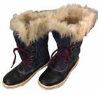 GH Bass Juno Waterproof Winter Snow Boots Womens, Blue Size 9 M. With Box.