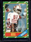 New Listing1986 Topps Jerry Rice Rookie Card RC #161 49ers