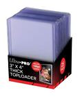 Ultra Pro 3X4 Thick Toploaders 1 Pack of 25 for up to 100pt Point Cards