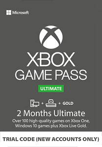 Xbox Ultimate Game Pass 2 Month Trial Code See Description INSTANT DELIVERY