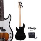 Glarry New Sunset GP 4 Strings School Band Electric Bass Guitar with AMP