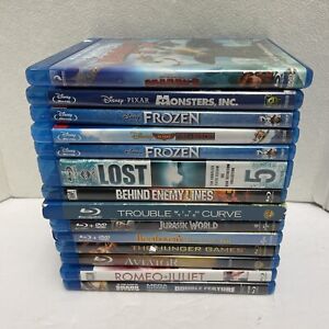 New Listing14 Bulk Wholesale lot Bluray Blu-Ray DVD Movie Shows Frozen Lost Jurassic Disney