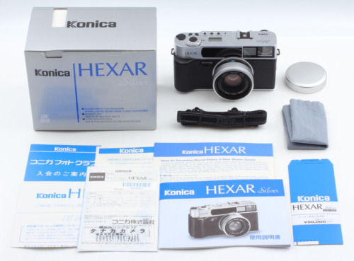 Rare [Bland New w/Box] Konica Hexar Silver AF Rangefinder Film Camera From JAPAN