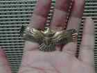 Vintage Style Solid Brass Copper Eagle with Spread Wings Animal Statue