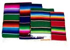 Mexican Sarape Zerape Saltillo Blanket sold in Assorted Vibrant Colors and Sizes
