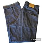 VTG Karl Kani Jeans  Dark Wash Bag Hip Hop Street Baggy Zip Pockets Jeans 34/34