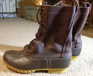 Hunting Boots By LL Bean Men's Size 8? Wide Brown 10