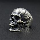 Fashion Men's Skull Ring Gothic 316l Stainless Steel Skeleton Biker Punk Jewelry