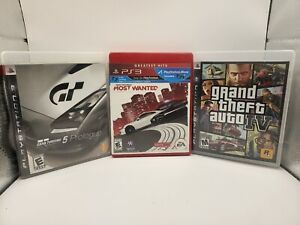 Playstation 3 Need For Speed Most Wanted Grand Theft Auto IV Gran Turismo 5