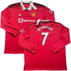 2022/23 Manchester United Home Jersey #7 Ronaldo 3XL Adidas Long Sleeve NEW