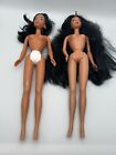 Lot of 2 Disney Barbie dolls-No clothing