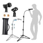 Mic Stand Detachable Gooseneck Microphone Stand Floor Height Adjustable 1 Pack