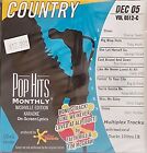 0512 DEC  POP HITS MONTHLY COUNTRY KARAOKE CDG buy 1 or message me for bulk