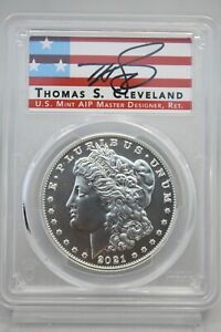 2021-S Silver Morgan Dollar 100th PCGS MS70 Advanced Release Cleveland #2174
