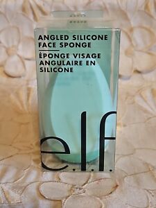 E.L.F.-Angled Silicone-Face Sponge-84235-GREEN-NEW/BOXED!