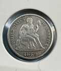 1889-S 10C Seated Liberty Dime | UNC | Conditionally Rare