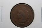 1867/67 1C INDIAN HEAD CENT PENNY COIN - GOOD++