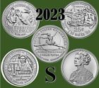 💰 2023 S American Women Quarters - Full Set 2023 of 5 coins - UNC - US Mint