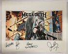Megadeth Poster Signed In Person 2006 With Original Ticket Stub 16 X 20