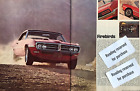 Vintage 1968 Pontiac Firebird 400 original article / ad PN019