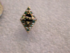 Nice 10k Gold Pi Kappa Phi Fraternity  Pin Badge w/Gems