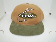 FLW Tour Mens Beige & Green Hat Cap Made in USA Fishing