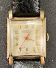 Vintage Hampdi Mechanical Swiss Men's Wristwatch. 10k gold plated. 17 Jewels.