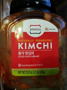 Kimchi Jongga No 1 Kimchi brand in Korea Net 52.9 OZ 1.5 Kg Korean Cabbage Food