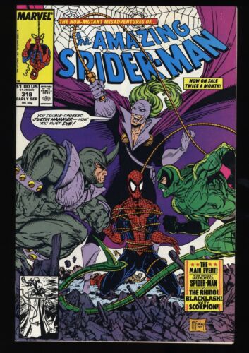 Amazing Spider-Man #319 NM+ 9.6 McFarlane Cover and Art! Mary Jane! Marvel 1989