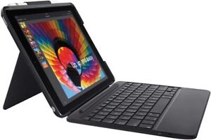 Logitech Slim Combo Case with Backlit Bluetooth Keyboard For iPad 5th & 6th Gen