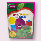 Barney’s Red Yellow & Blue DVD Kids Learn Colors With Songs Purple Dinosaur RARE