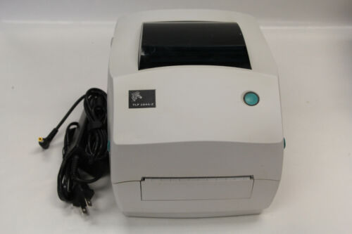 Zebra TLP2844 -Z Barcode Label Thermal Printer RJ45 Network & USB Port + P/S T8
