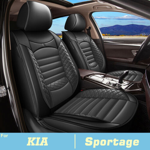 Breathable Car 5-Seat Covers Protector PU Leather Pad For KIA SPORTAGE 2009-2024 (For: 2023 Kia Sportage)