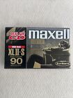 Maxell XL II-S 90 New Sealed Blank High Bias Audio Cassette Tape Brand New