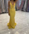 Long Formal Yellow Prom Dress In Size Small