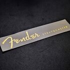 Strat Decal Headstock Solid Gold Metallic Style Ultra-hi-res NEW