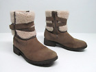 UGG Blayre III Chipmunk Waterproof Leather Fur Cuff Ankle Boots Women's size 7.5