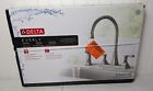 Delta Everly 2-Handle Standard Kitchen Faucet w/Spray in Stainless - 21741LF-SS
