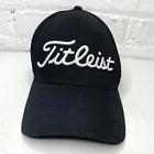 Titleist Golf Pro V1 Footjoy Baseball Fitted Hat L/XL Cap Black 100% Cotton