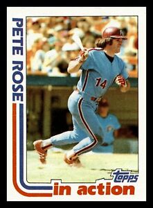 1982 Topps Pete Rose In Action Reds #781 EX-MINT Vintage Baseball