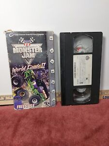 Monster Jam World Finals 2 2001 Freestyle Racing VHS Tape Play Tested