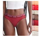 Women 7- Pack Calvin Klein CK One Days Of The Week Thong Color Underwear QF5937