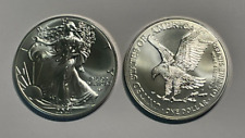 2021 1 oz American Silver Eagle $1 Coin, Type 2, .999 Fine Silver, BU